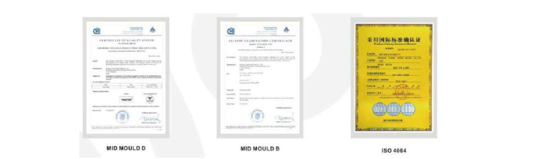 water meters certificate